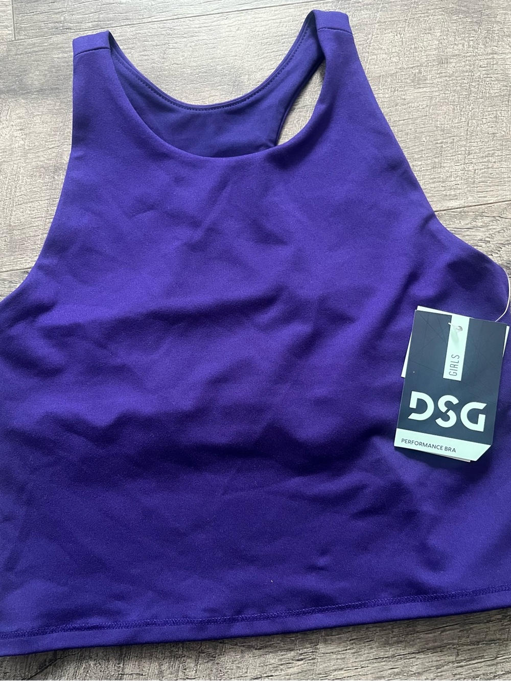 DSG Girls Purple Shelf Bra Tank